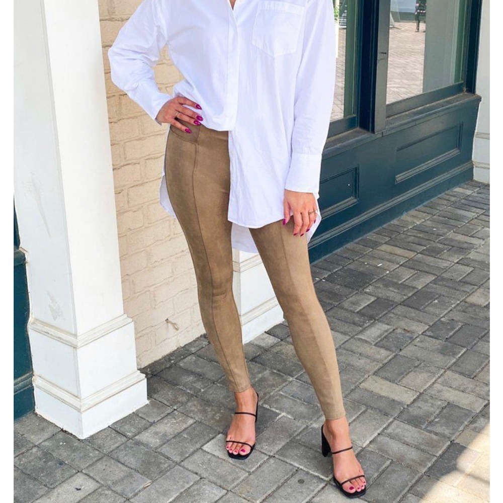 Spanx Faux Suede Leggings